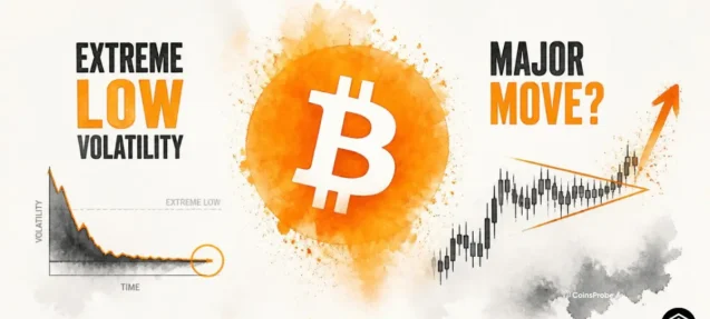 Is Bitcoin Coiling for a Major Move? Historical Volatility Hits Extreme Lows