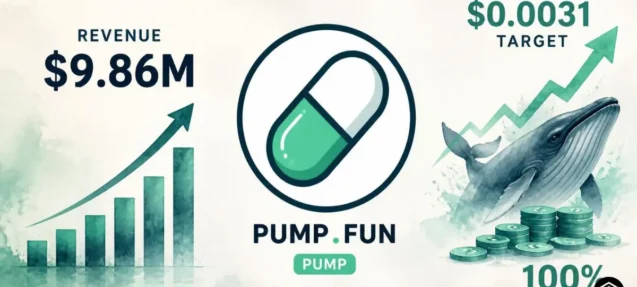 Pump.fun (PUMP) Nears 100% Monthly Rally — Can Revenue & Whales Push It to Target?