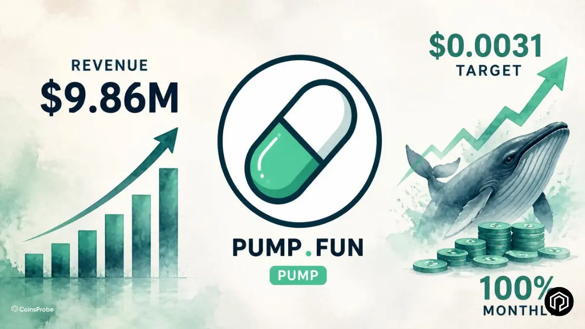 Pump.fun (PUMP) Nears 100% Monthly Rally — Can Revenue & Whales Push It to Target?
