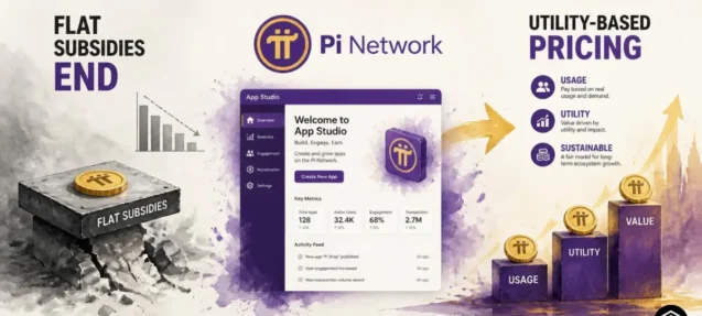 Pi Network Ends Flat Subsidies — App Studio Shifting to Utility-Based Pricing