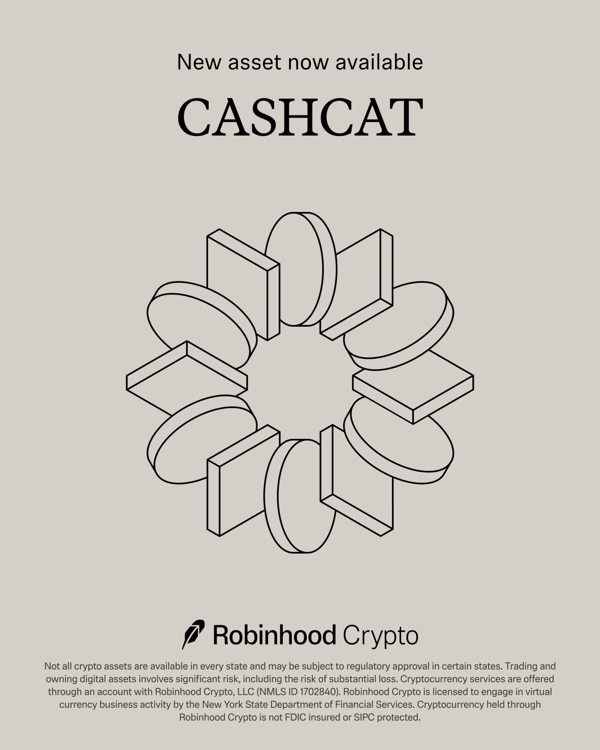 Robinhood Listed $CASHCAT