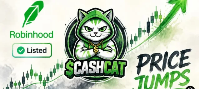 Robinhood Lists $CASHCAT — Memecoin Jumps Sharply on Official Announcement