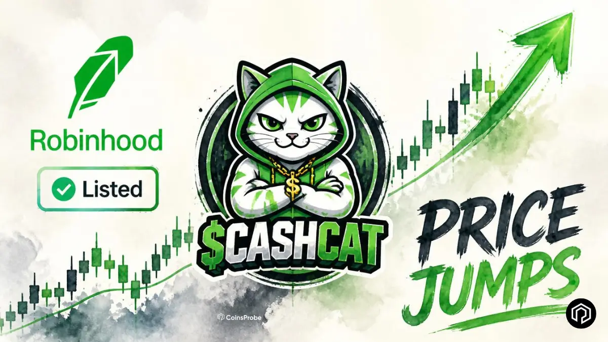 Robinhood Lists $CASHCAT — Memecoin Jumps Sharply on Official Announcement