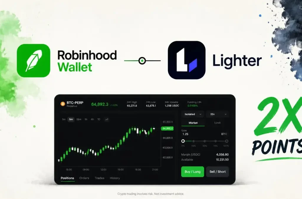 Robinhood Wallet × Lighter Launch 2x Points Program for Perpetual Futures Traders
