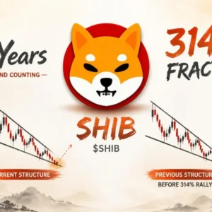 Shiba Inu (SHIB) Marks 6 Anniversary — Chart Mirrors Same Bottoming That Preceded a 314% Rally