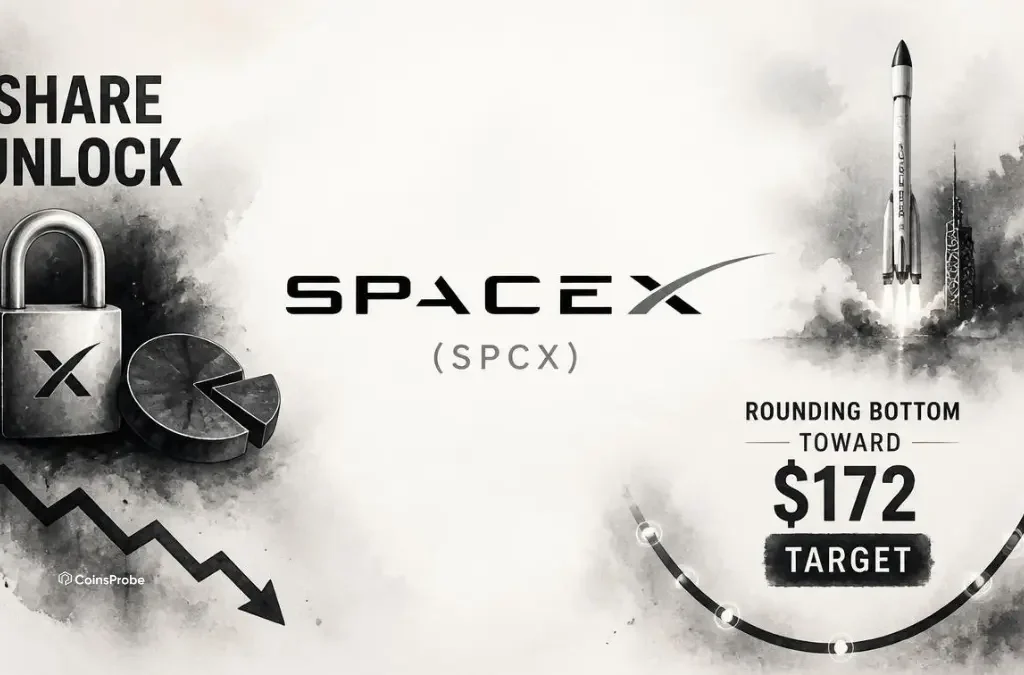 SpaceX (SPCX) Surges 15% Despite Massive Share Unlock — Technical Setup Targets $172