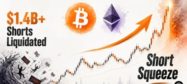 Why Crypto Market Surging? $1.4B+ Short Liquidation Explained