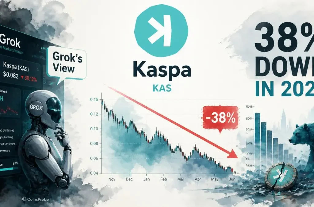 Why Kaspa Is Down 38% in 2026 | Grok’s View