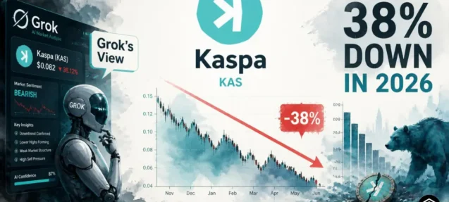 Why Kaspa Is Down 38% in 2026 | Grok’s View