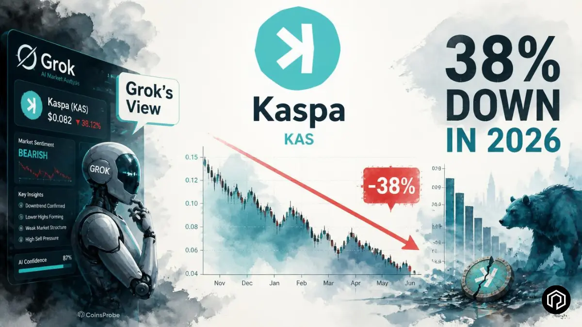 Why Kaspa Is Down 38% in 2026 | Grok’s View