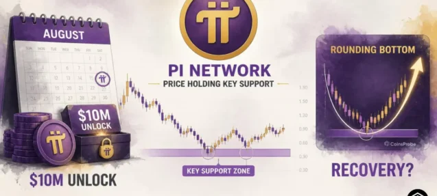 Will Pi Network (PI) Recover? $10.5M August Unlock Poses Key Test