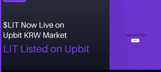 Upbit Lists Lighter (LIT) on KRW Market — Trading Live from August 24, 13:00 KST