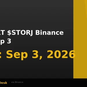 Binance to Delist ICX, SCRT, and STORJ on September 3, 2026
