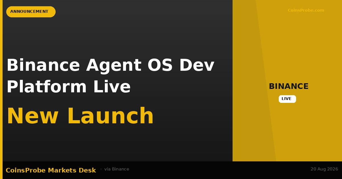 Binance Launches Agent OS Developer Platform for AI Integration