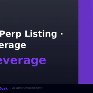 $MRNA Perpetual Contract Now Live on Lighter with 10x Leverage