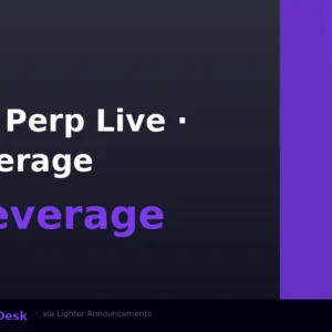 $US10Y Perpetual Now Live on Lighter at 20x Leverage