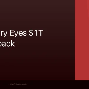 US Treasury Eyes Nearly $1T Cash Reserve to Expand Long-Term Debt Buybacks