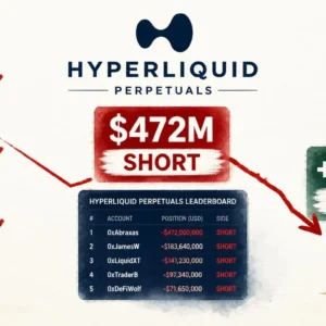 Abraxas Capital Holds $472M in Short Positions — Books $21M in 24h PnL on Hyperliquid