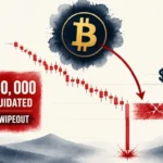 Bitcoin Drops Below $77,000 — $200M in Longs Liquidated in 60 Minutes