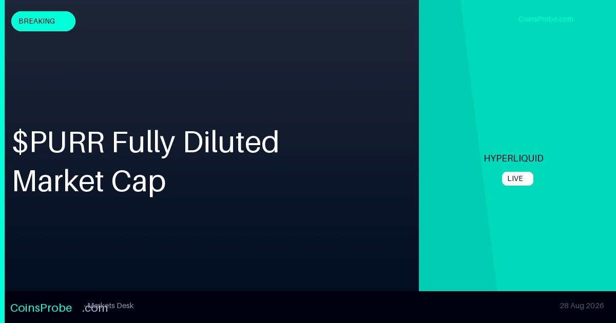 $PURR Fully Diluted Market Cap Crosses $3B for the First Time — FDV Hits $3.08B