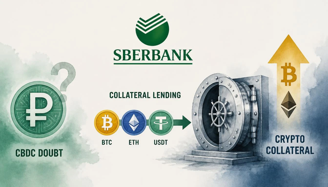 Russia’s Sberbank Plans BTC, ETH & USDT Loan Collateral — Questions Digital Ruble Demand