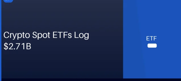 Crypto Spot ETFs Log $2.71B Weekly Net Inflows — BTC Commands 70.8% Share
