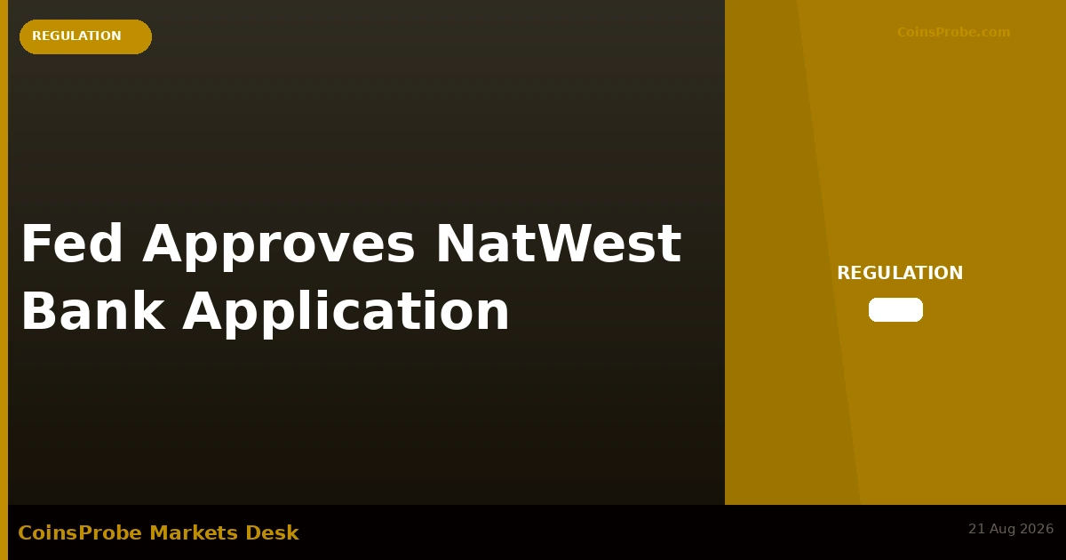 Federal Reserve Approves National Westminster Bank Plc Application