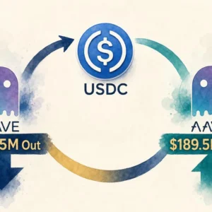 Unknown Whale Pulls $189.5M USDC From Aave — Then Returns $189.5M in Minutes