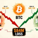 Saylor Sells 6,916 BTC at $62,081 Then Buys 4,603 BTC at $80,318 — $84M Loss