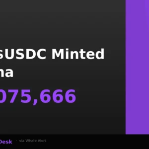 USDC Treasury Mints $250M on Solana in Single On-Chain Event