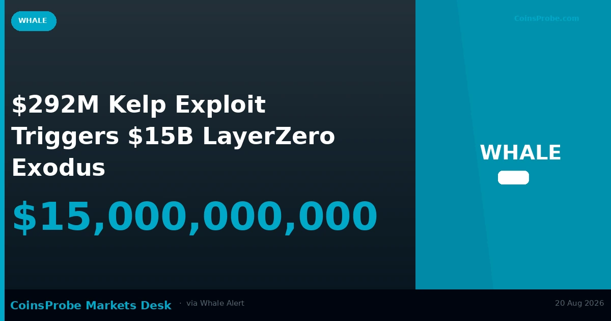 LayerZero Bleeds $15B in Partner Migrations After $292M Kelp DAO Exploit