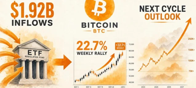 Bitcoin Surges 22.7% in One Week — Spot ETF Inflows Reach $1.92B
