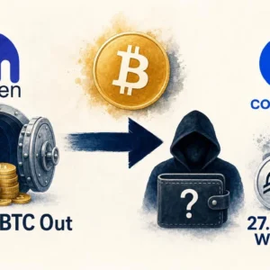 1,497 BTC Worth $115.73M Exits Kraken — 27.99M XLM Also Leaves Coinbase