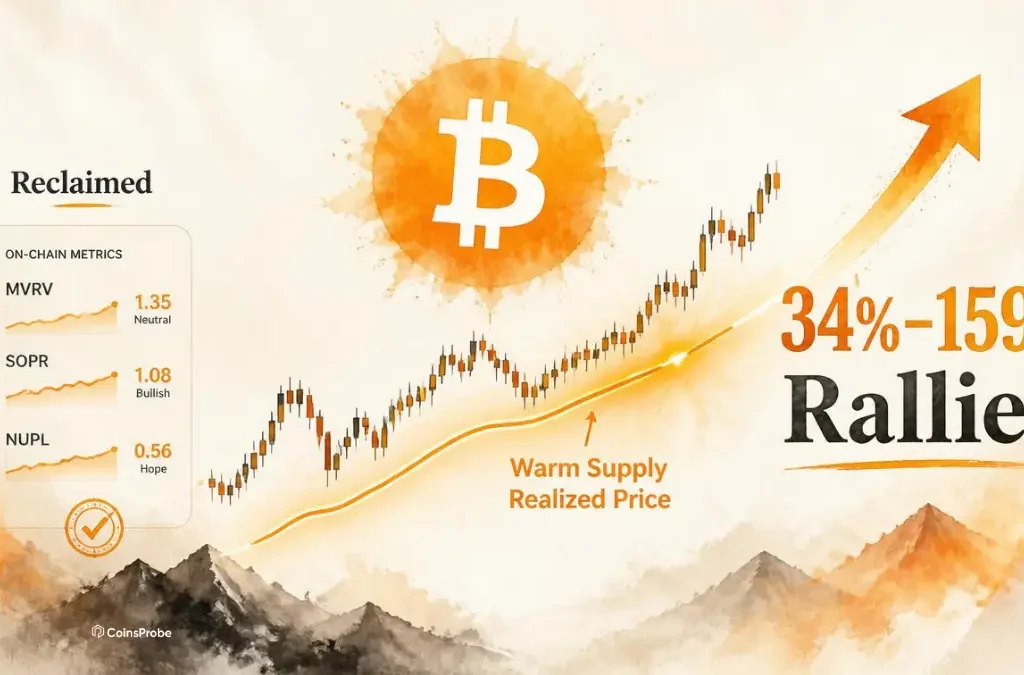 Bitcoin Reclaims Warm Supply Realized Price — Signal That Led 34%–159% Rallies