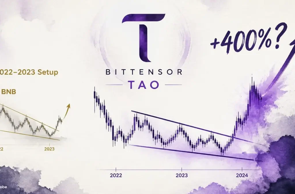 Bittensor (TAO) Chart Mirrors BNB 2022–2023 Bullish Setup — Is a +400% Move Insight?