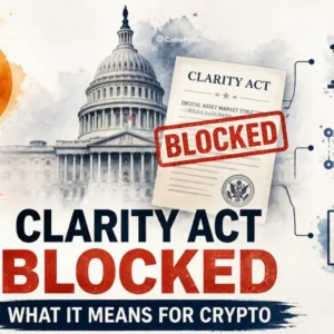 Crypto CLARITY Act Fails in Senate — What It Means for Bitcoin, Exchanges, DeFi, and U.S. Crypto Law