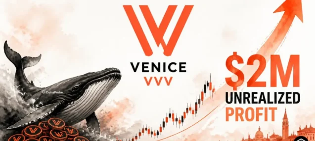 Venice Token (VVV) Rally Explained: Whale Accumulation Leads to $2M Unrealized Profit