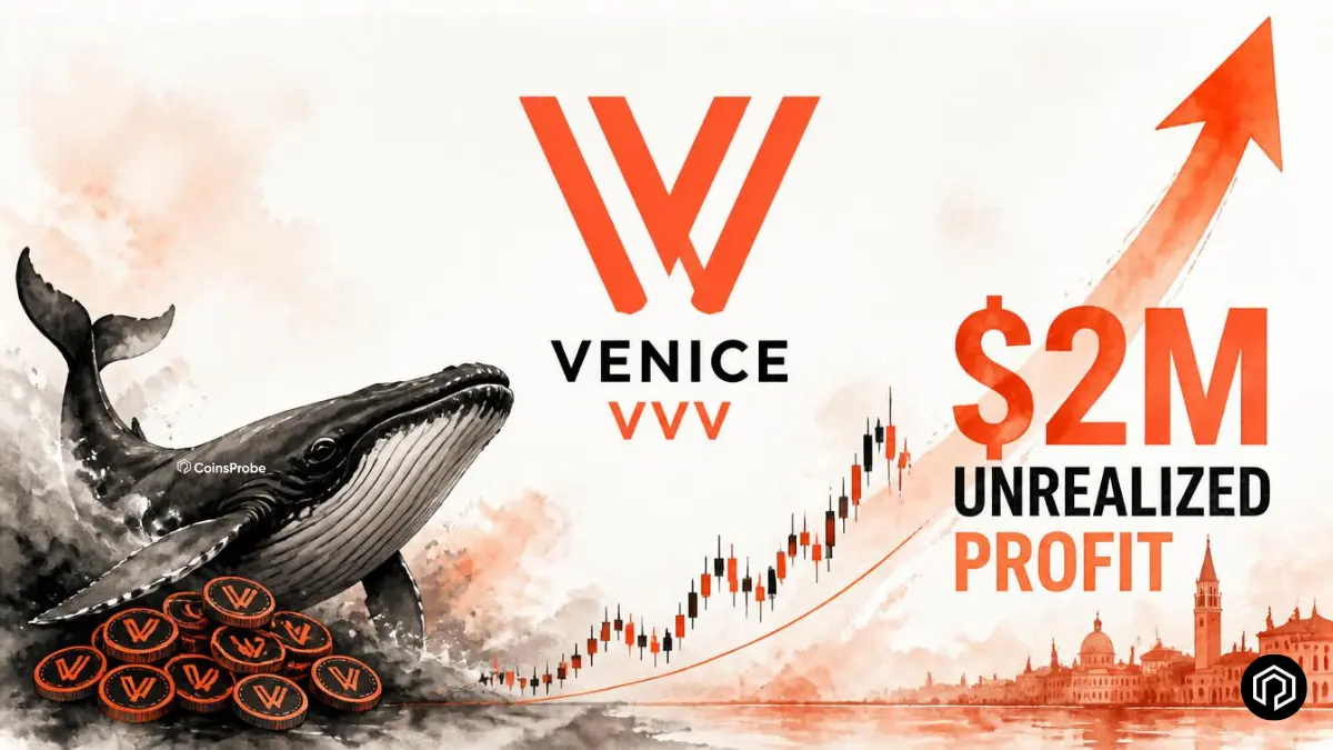 Venice Token (VVV) Rally Explained: Whale Accumulation Leads to $2M Unrealized Profit