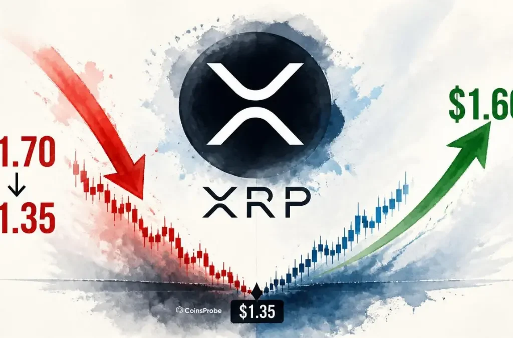 XRP Drops From $1.70 to $1.35 — Is the Rebound to $1.60 Still Alive?