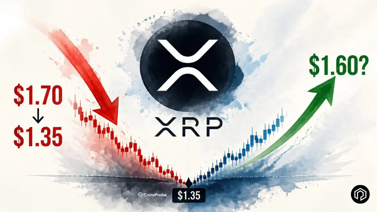 XRP Drops From $1.70 to $1.35 — Is the Rebound to $1.60 Still Alive?