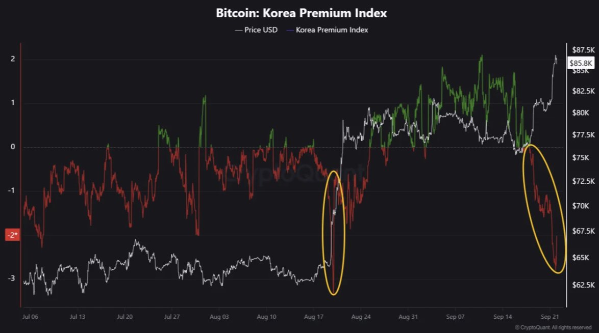 Bitcoin Korea Premium Index Analysis