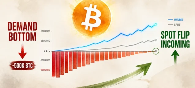 Bitcoin Demand Recovering From Bottom — Spot Flip Is the Signal to Watch