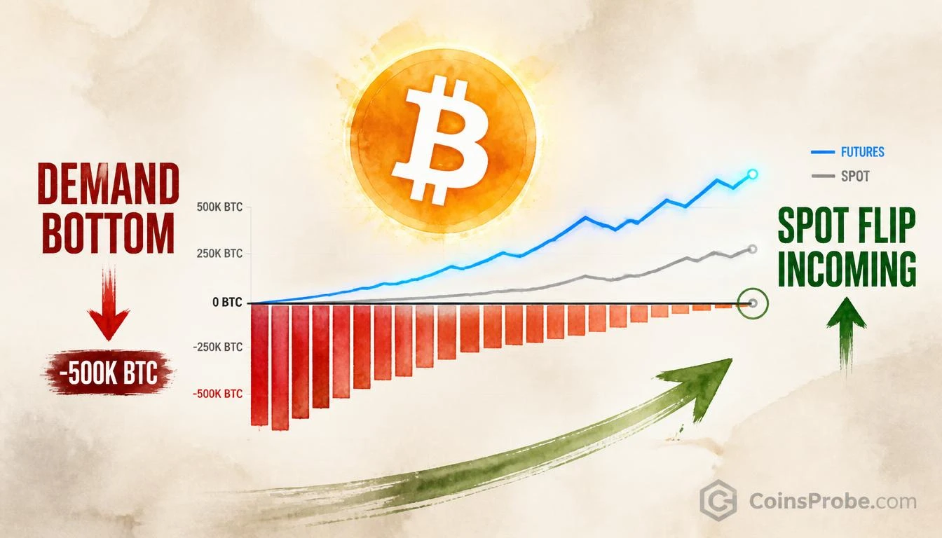 Bitcoin Demand Recovering From Bottom — Spot Flip Is the Signal to Watch