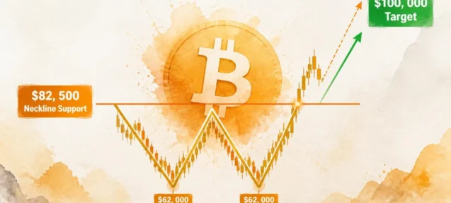 Bitcoin Double Bottom: $82,500 Neckline Support Targets $100,000