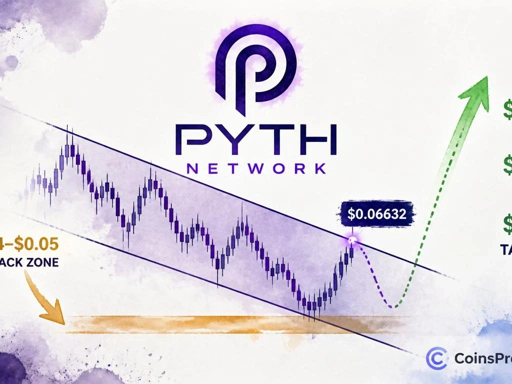 PYTH Faces Channel Resistance — Analyst Eyes $0.04 Pullback Before $1.8 Target