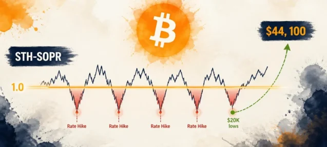Bitcoin STH-SOPR vs. Rate Hikes — What the 2023 Chart Reveals