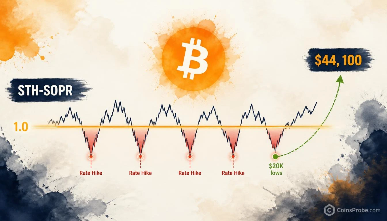 Bitcoin STH-SOPR vs. Rate Hikes — What the 2023 Chart Reveals