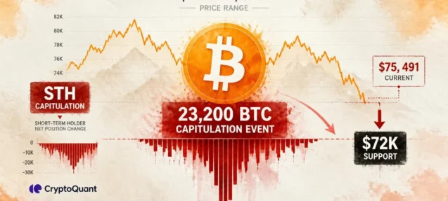 CLARITY Act Rejection by Senate Triggers Largest Short-Term Bitcoin Holder Capitulation in a Month