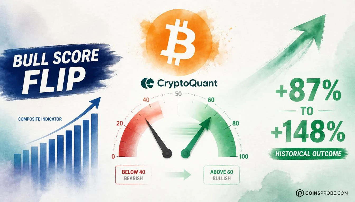 CryptoQuant Flags New On-Chain Signal — What the Data Says Now