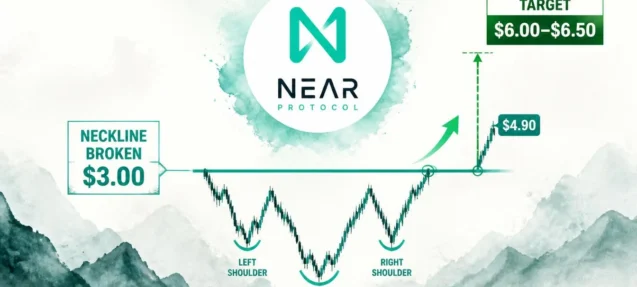 NEAR Protocol Prints Inverse H&S Breakout — $6.00 Target in Focus